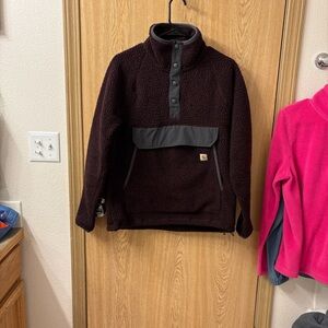 Carhartt Brown Fleece Jacket